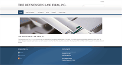 Desktop Screenshot of beynensonlaw.com