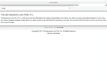 Tablet Screenshot of beynensonlaw.com